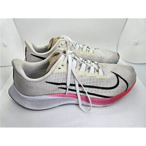 Nike Air Zoom Pegasus 37 Shoes Mens 11.5 White Running Athletic Workout Sneakers